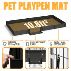 SNAAT guinea pig cage with secure hook connection for stable setup