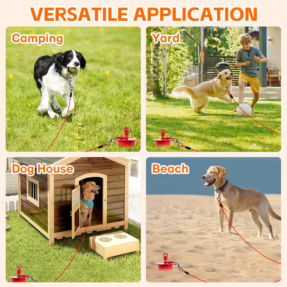 Snagle Paw-all-in-one-package includes stake, cable, rod, driver, bag, and carton.