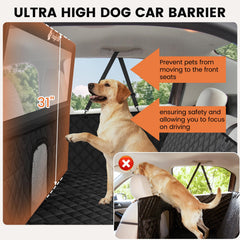 Snagle Paw backseat extender mesh provides visibility and steady airflow