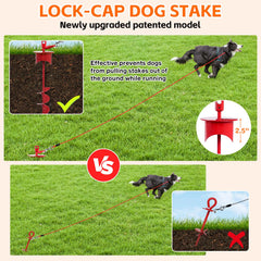 Snagle Paw dog-tie-out-cable-4mm resists bites and harsh weather for durability.