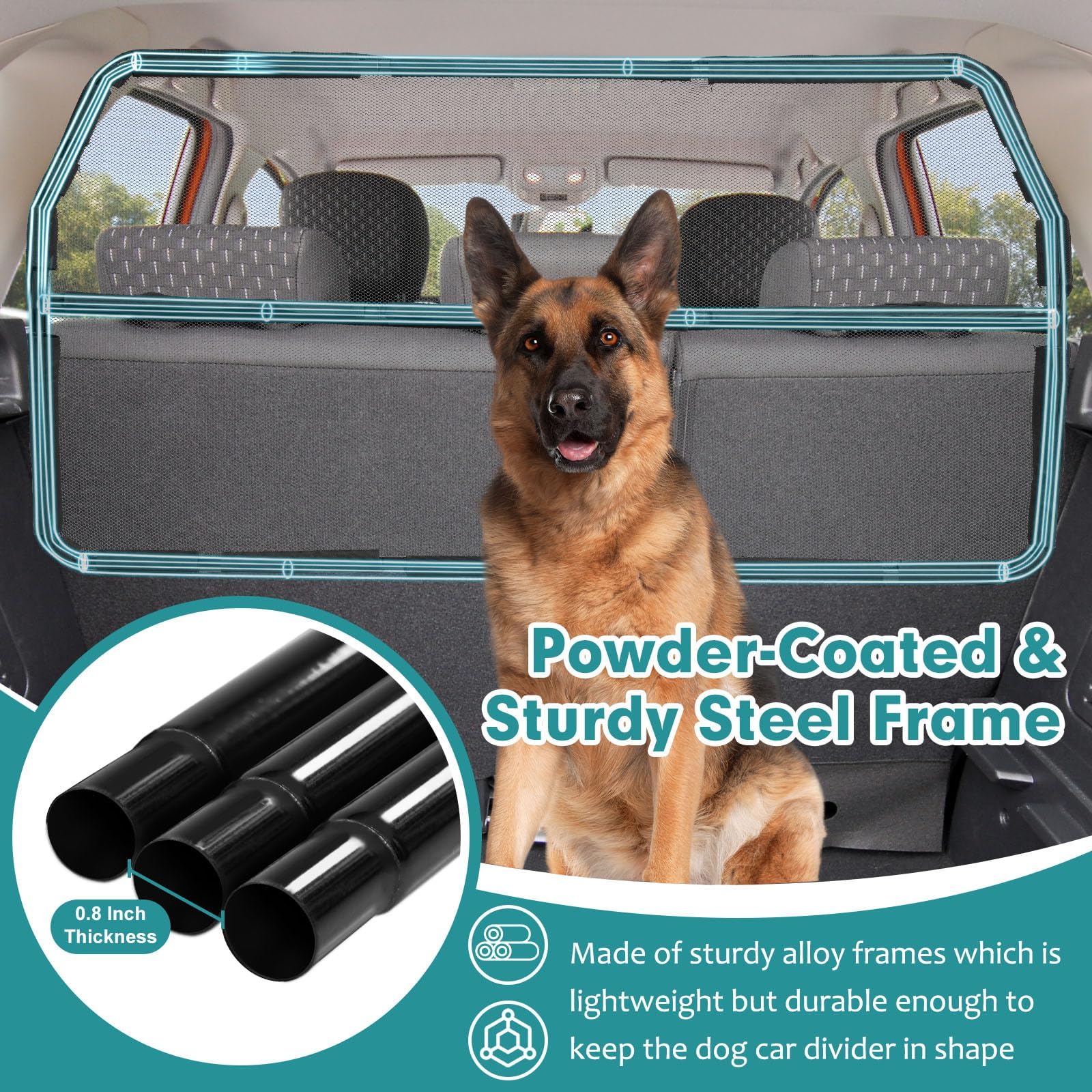 Snagle Paw foldable barrier tucked neatly after use for easy storage