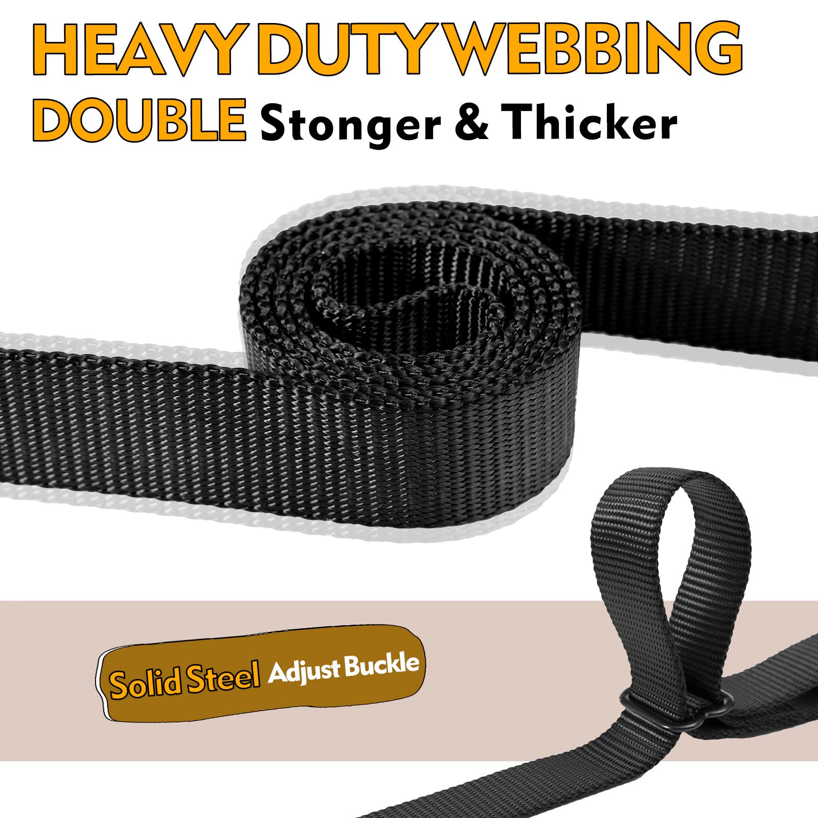 Snagle Paw 5-7.5 ft leash extended ready for different truck bed sizes.