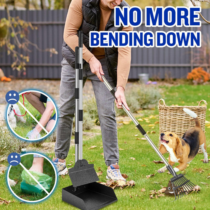 Snagle Paw 3-pack with 38-inch reach helps tall pet parents avoid bending.