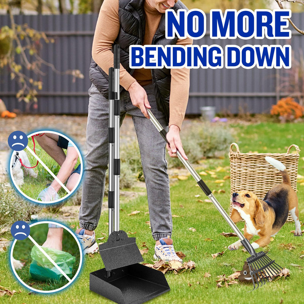 Snagle Paw 3-pack with 38-inch reach helps tall pet parents avoid bending.