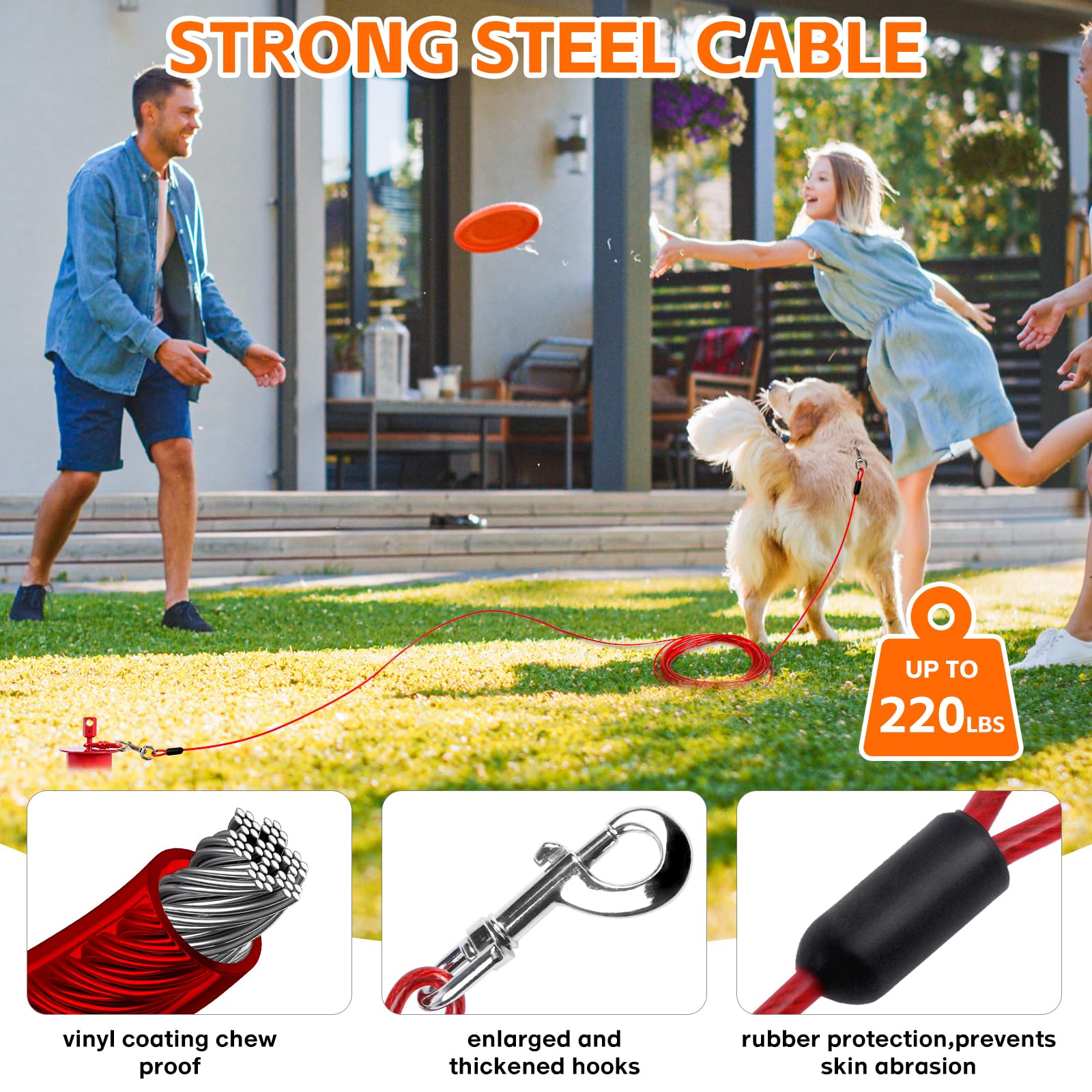 Snagle Paw-rust-proof-coating protects against rust in wet or coastal environments.