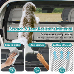 Snagle Paw see-through mesh design enables visibility while keeping dog secure