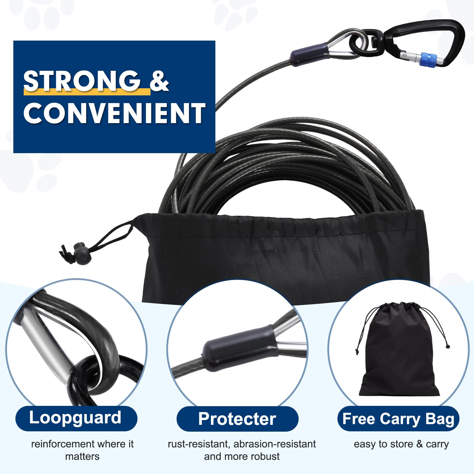 Snagle Paw shock-absorbing spring reduces jerks during play