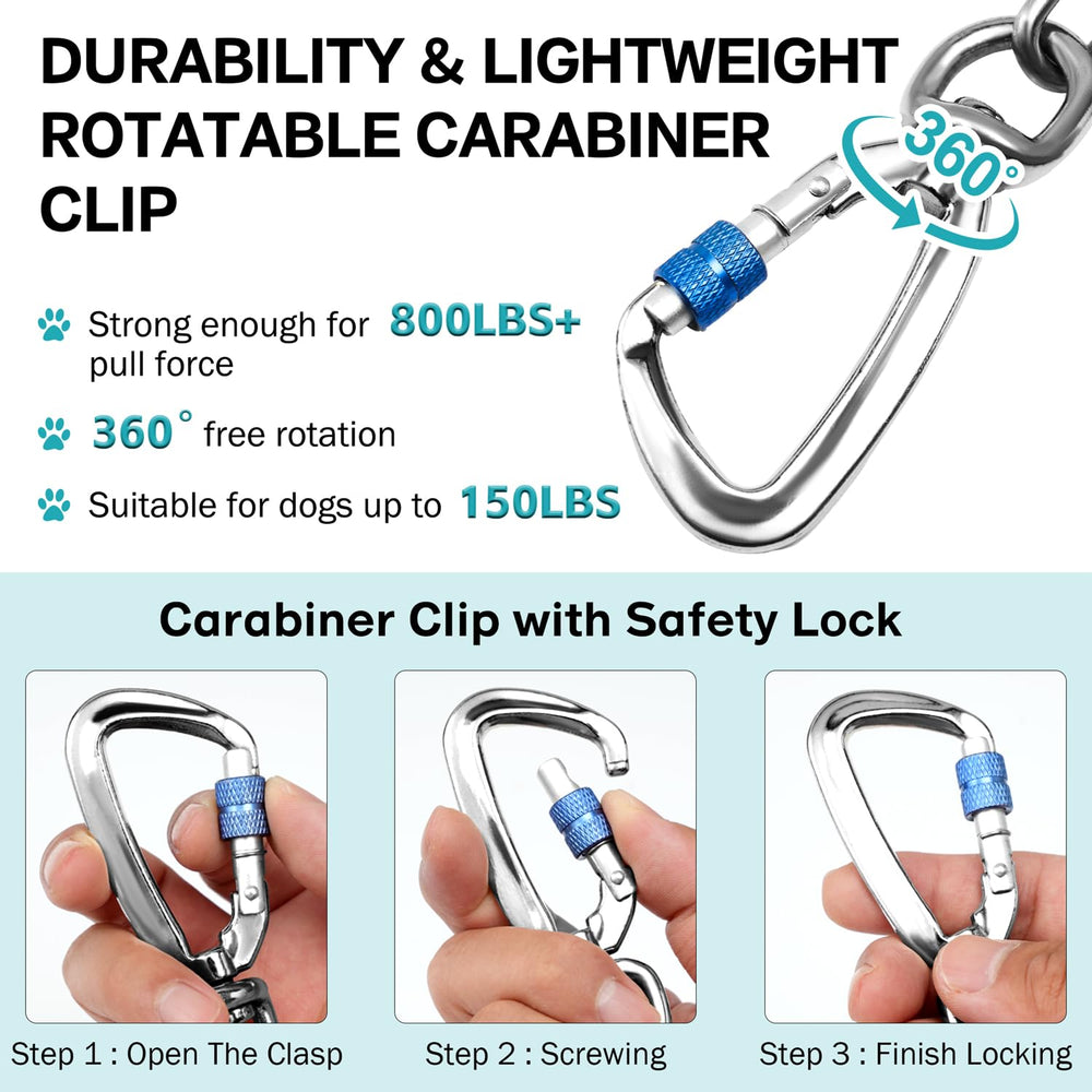Snagle Paw swivel-hook closeup highlights smooth 360° rotation to prevent tangles.