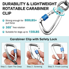 Snagle Paw swivel-hook closeup highlights smooth 360° rotation to prevent tangles.