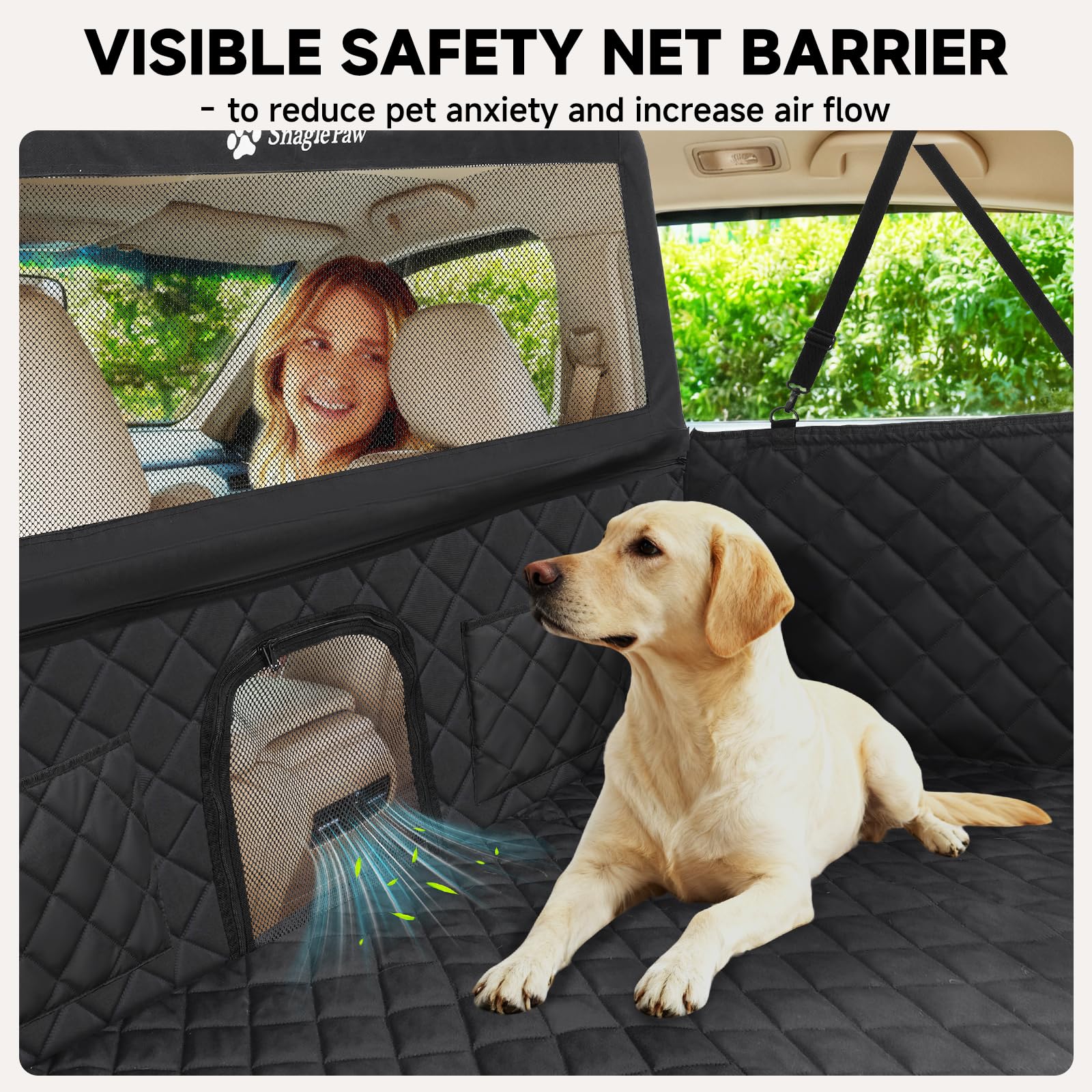 Snagle Paw water-resistant fabric protects upholstery and cleans easily