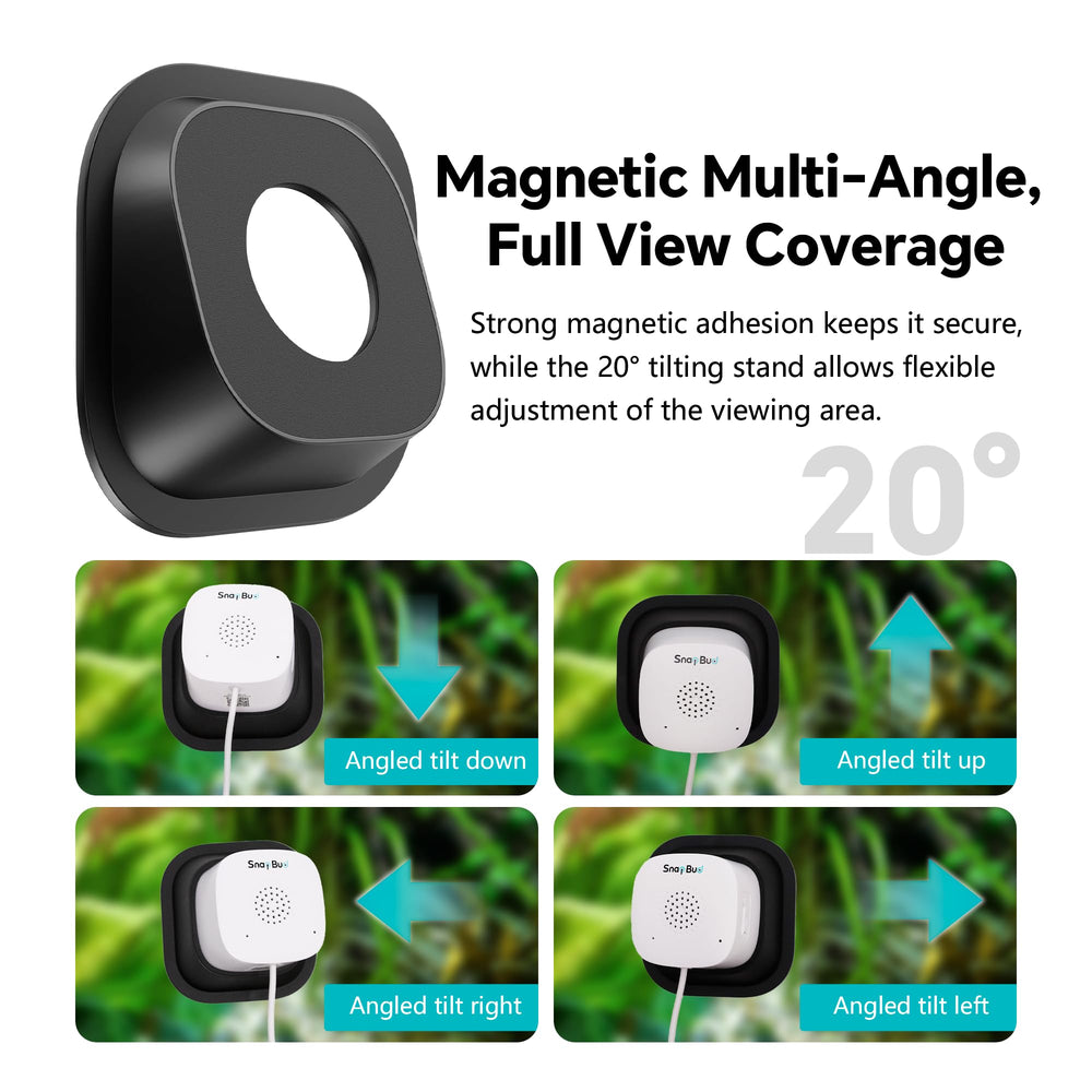 SnapBud local microSD or encrypted cloud storage keeps video securely stored.