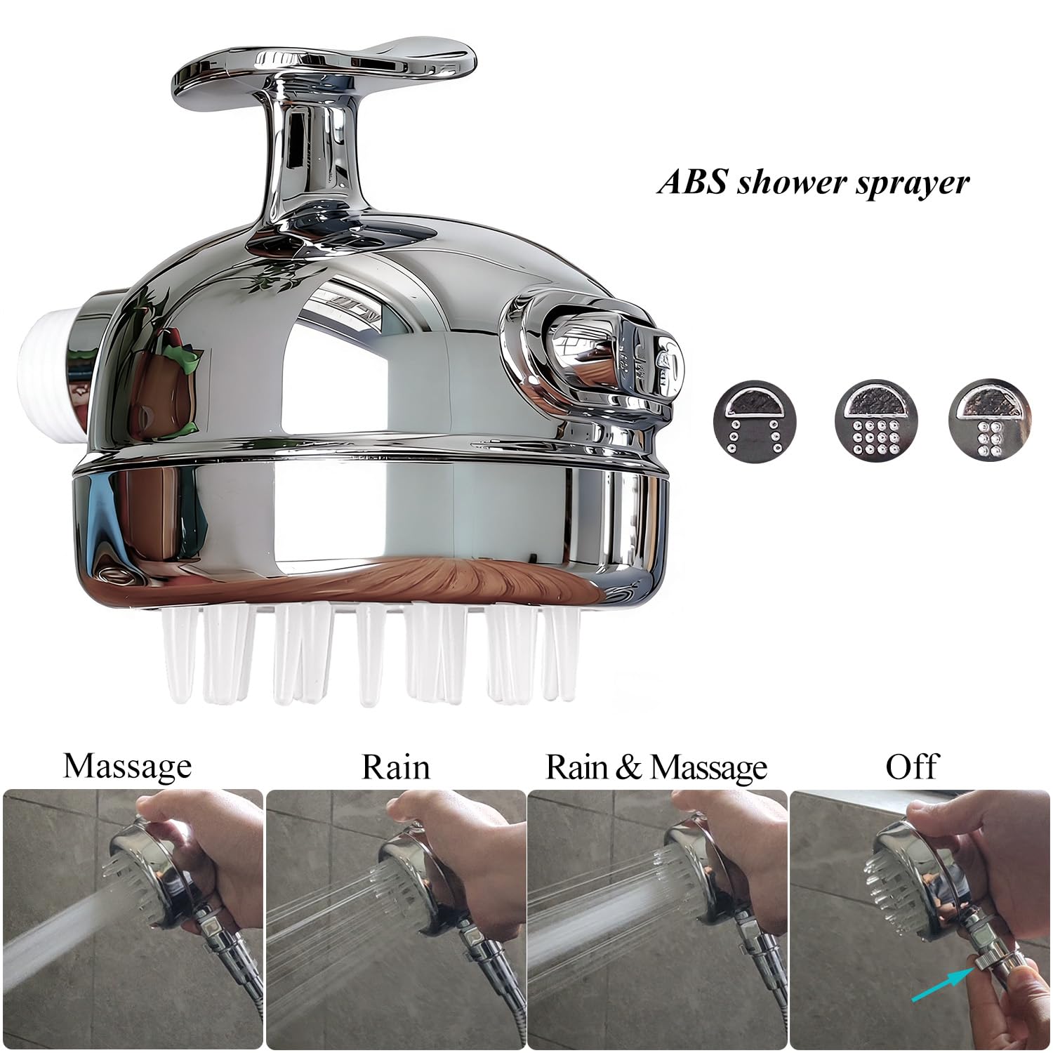 Sneatup pet shower set flow-control valve for precise water pressure.
