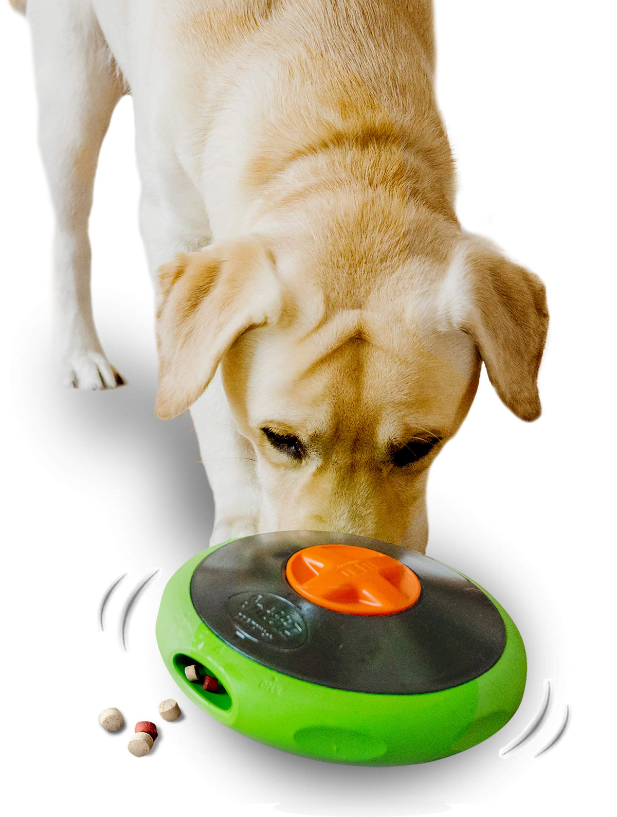 Sniffiz SmellyUFO durable interactive toy invites dogs to explore and stay engaged.