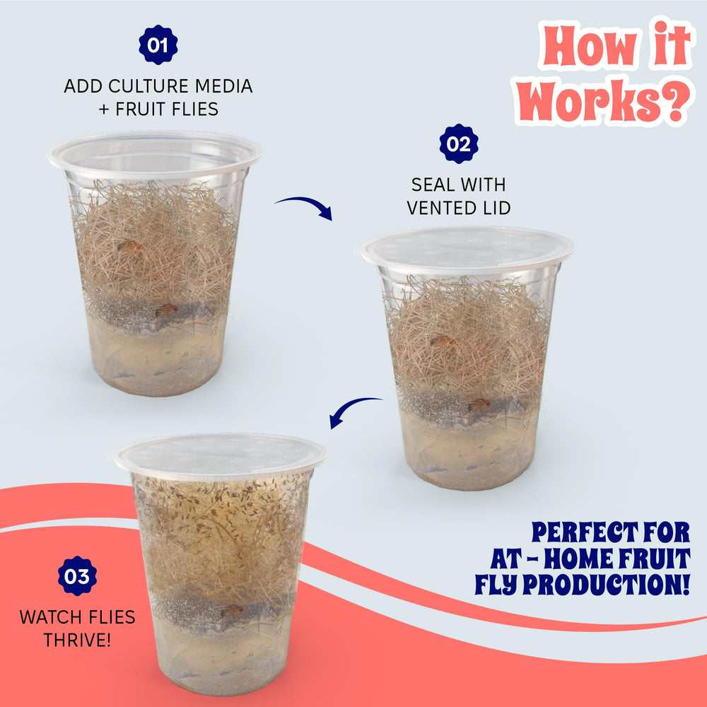 Pouring hot media into Snout and Shell deli cup without leaks