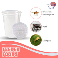 Deli cup prevents escapes and protects cultures from contaminants