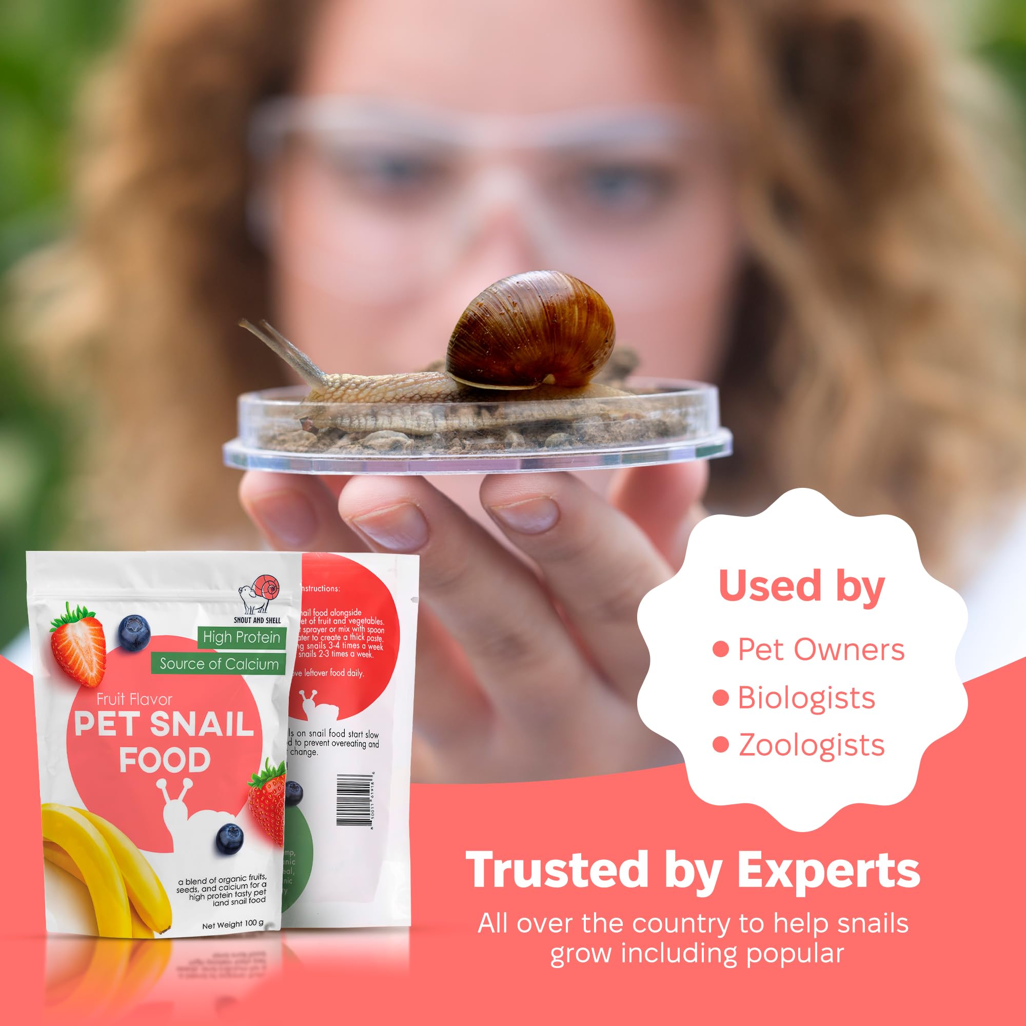 Snout and Shell dried vegetable powders highlight natural nutrition.
