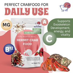 Snout and Shell hermit crab fruit ingredients closeup highlighting real fruit.