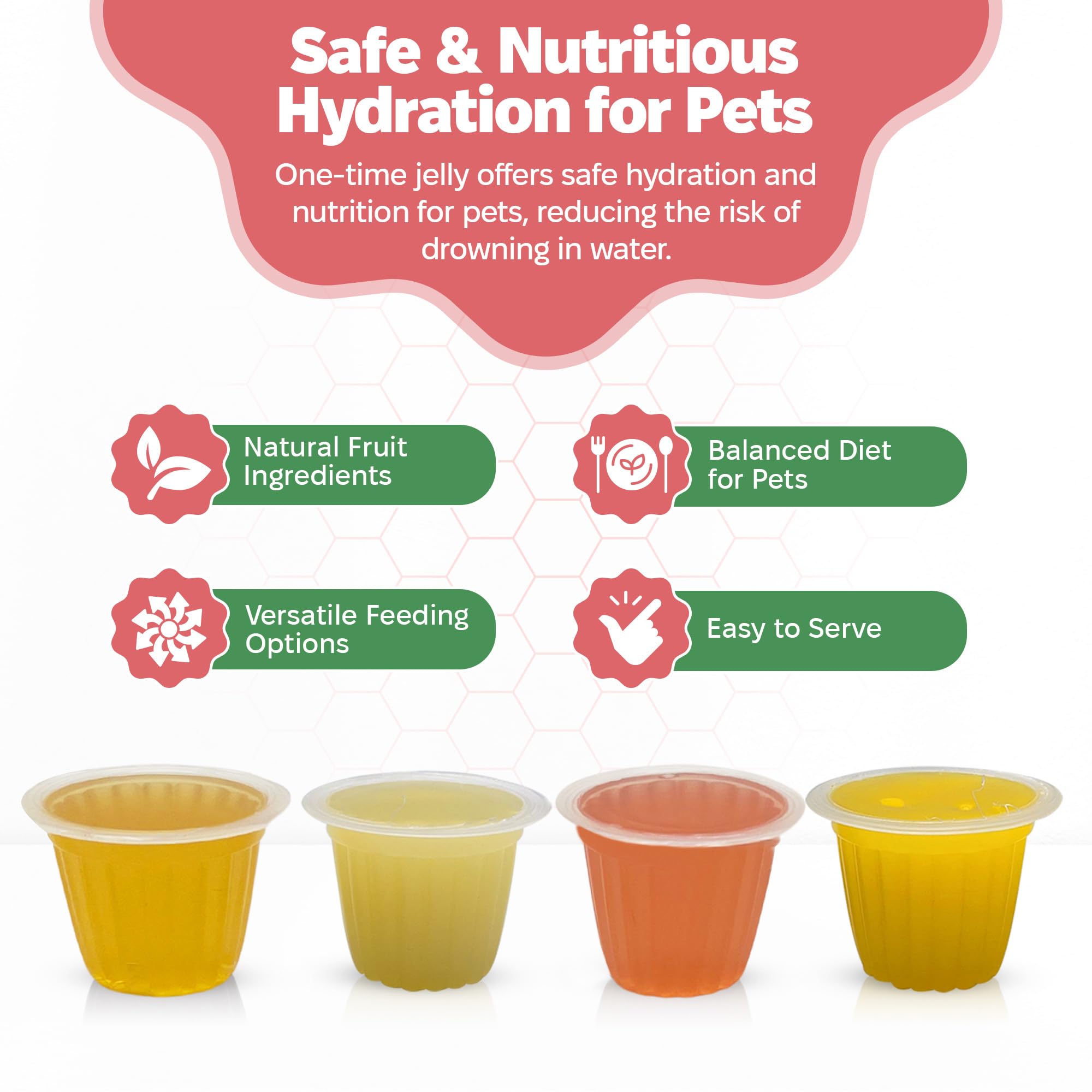 Snout and Shell jelly pods 40 cups pack ready for quick hydration and nutrition.