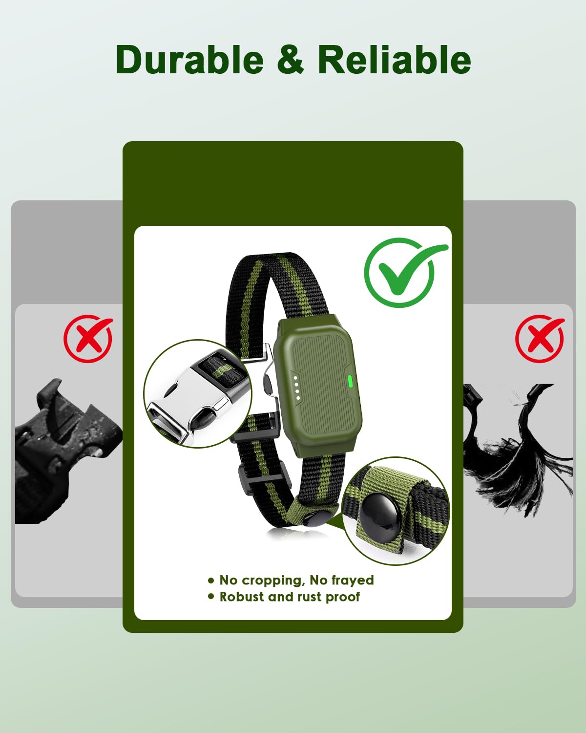 Snsng IP67 waterproof shock collar withstands rain for field sessions