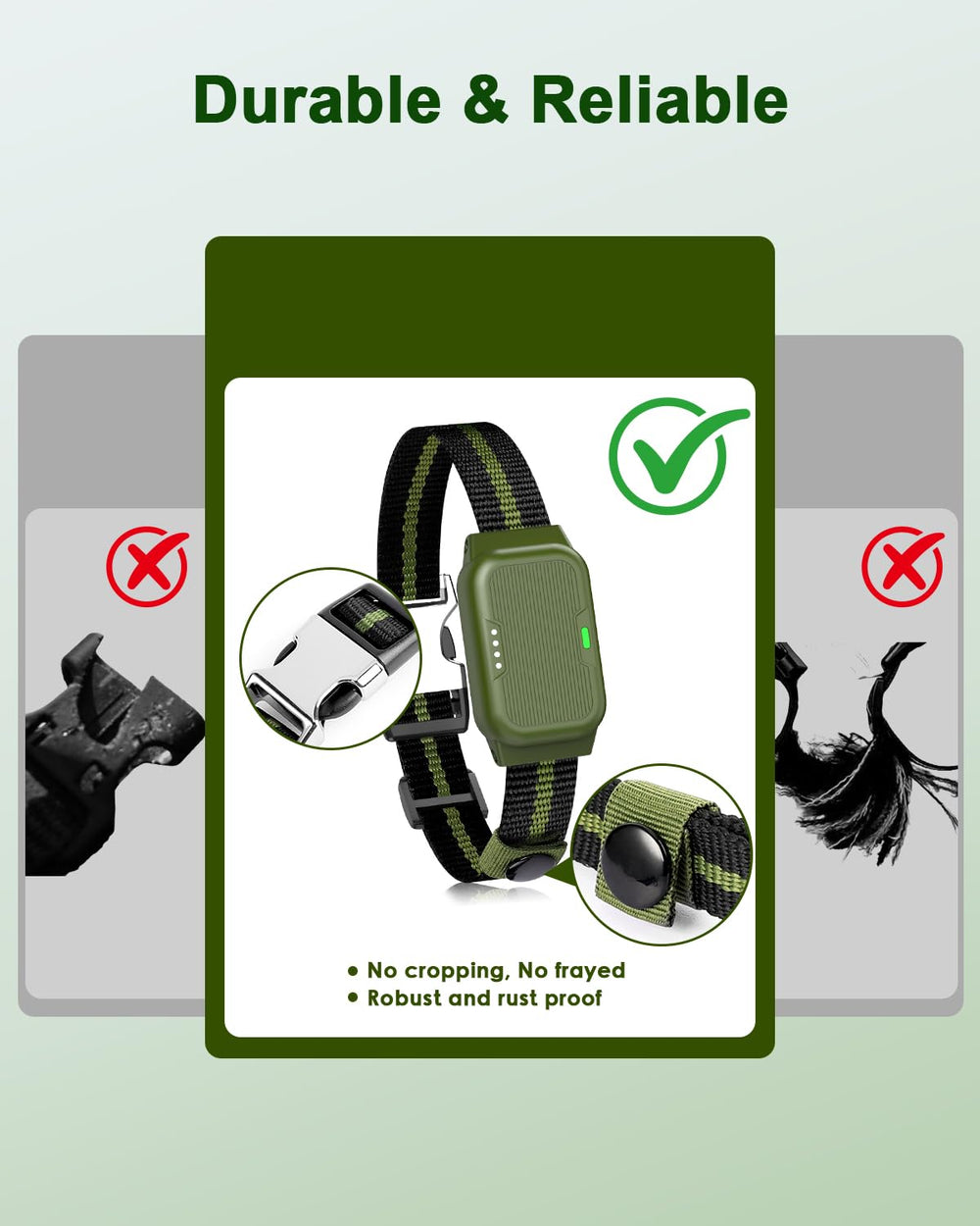 Snsng IP67 waterproof shock collar withstands rain for field sessions