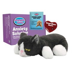 Snuggle Kitty heartbeat toy with real-feel pulse soothing kittens during transitions.