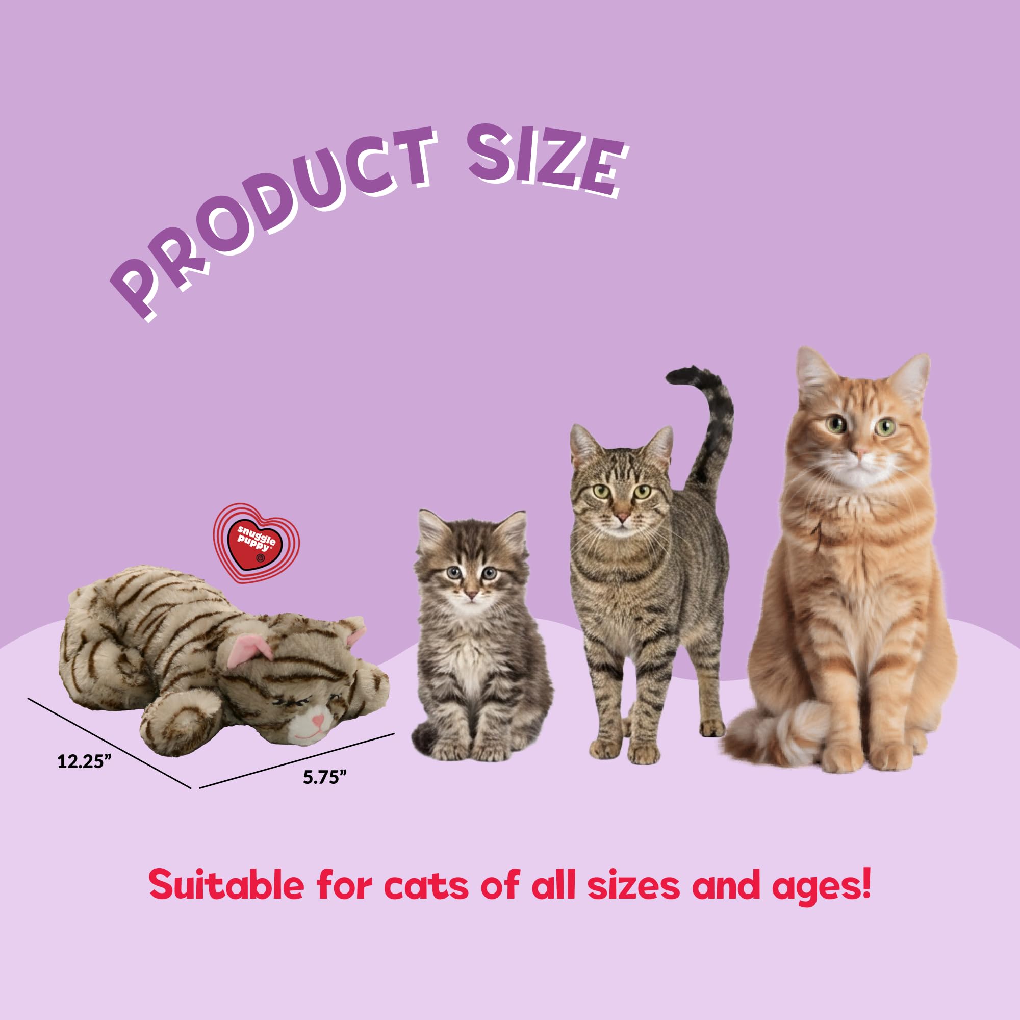 Snuggle Kitty motion activated heartbeat offers interactive comfort