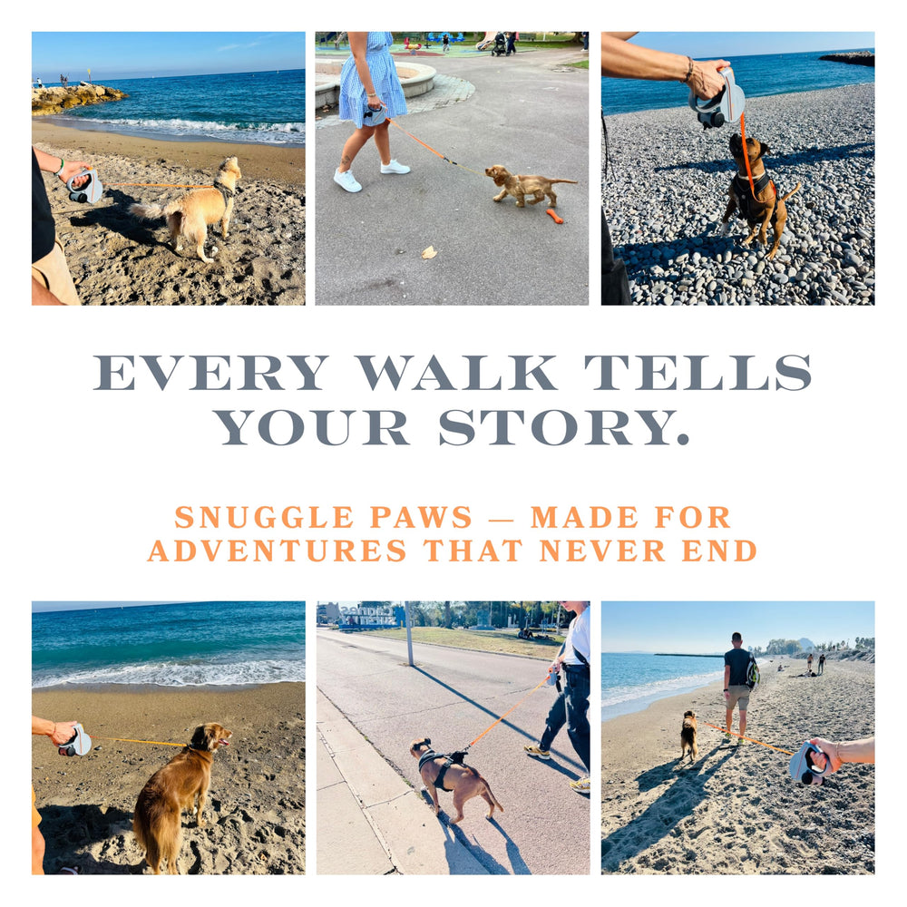 Snuggle Paws tangle-free design for a smooth walking experience.