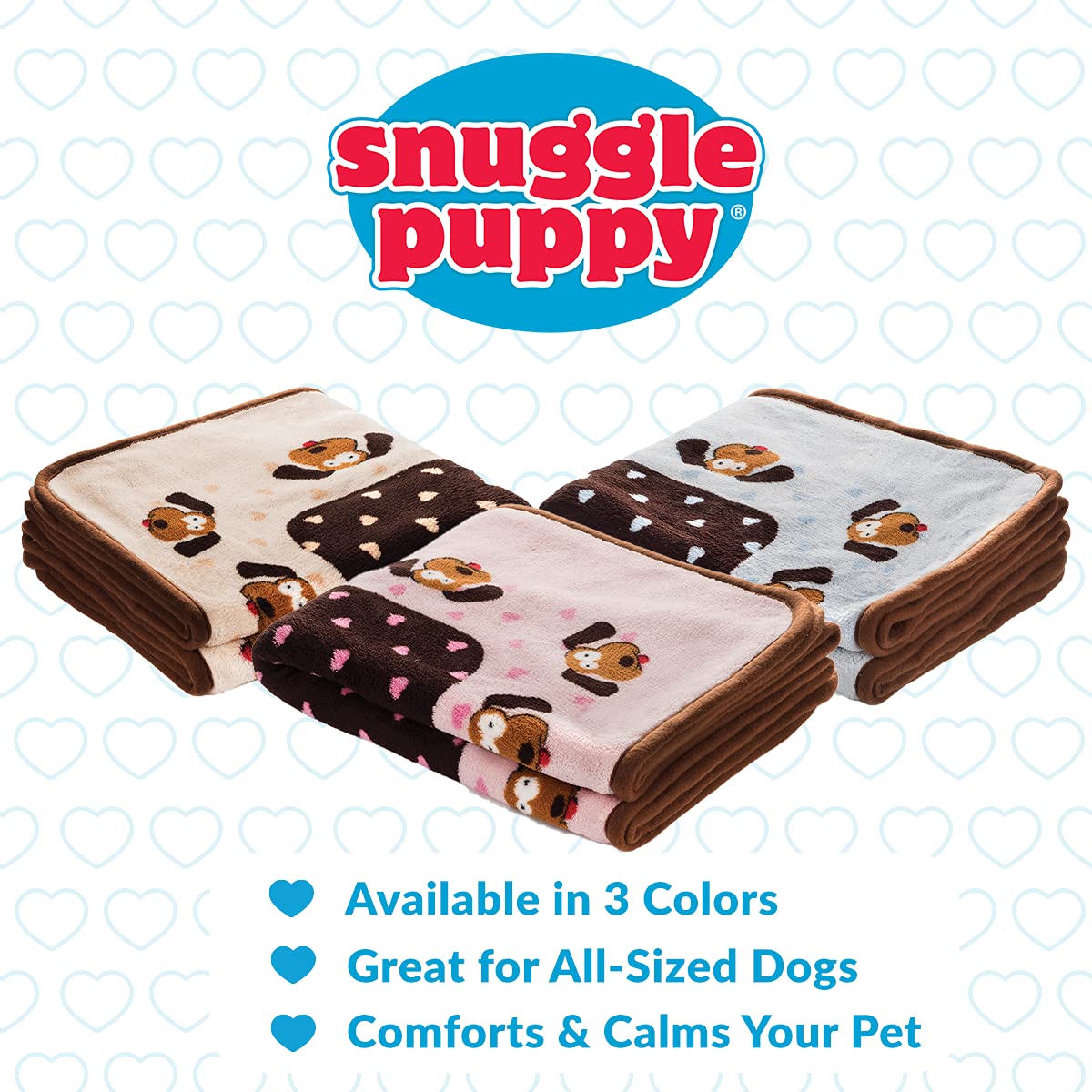 Snuggle Puppy blanket durable no-tear design for long-lasting use.