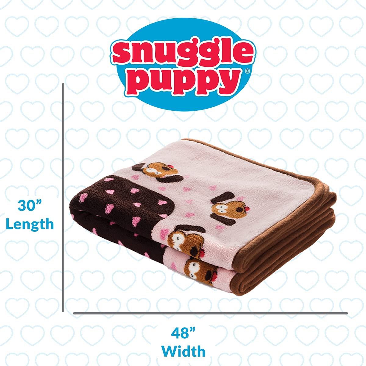 Snuggle Puppy blanket provides extra warmth and comfort during chilly evenings.