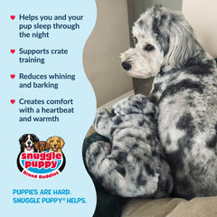 Designed for repetitive use with two AAA batteries included for everyday puppy routines.