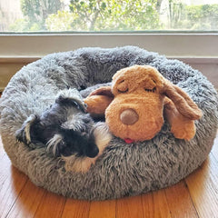Snuggle Puppy heartbeat toy real-feel pulse helps calm anxious pups