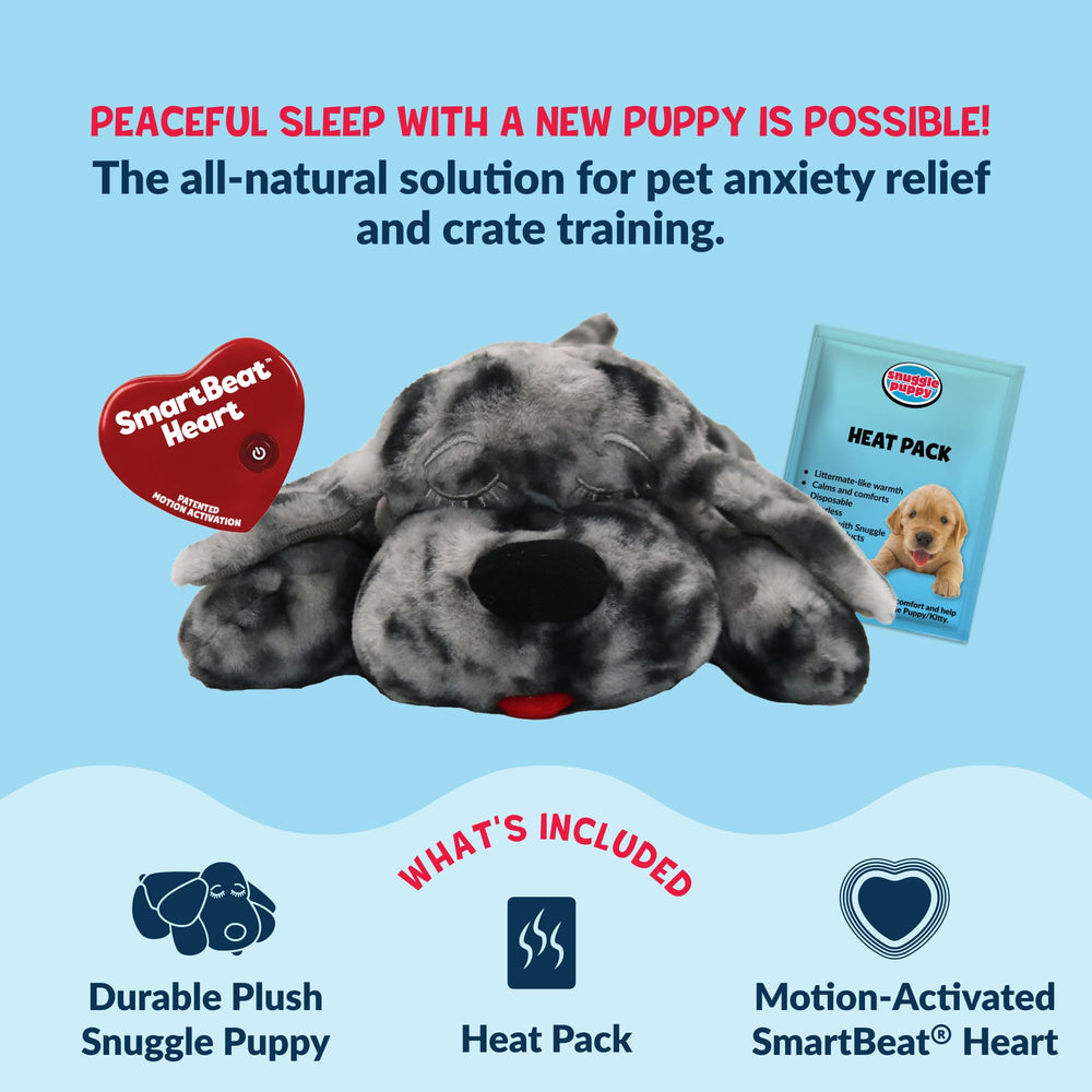 Heat pack provides gentle warmth for comforting moments during crate time or travel.