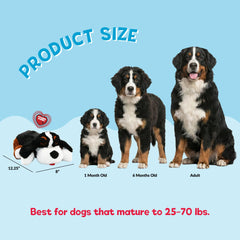 Snuggle Puppy heat pack included for added warmth during settling.