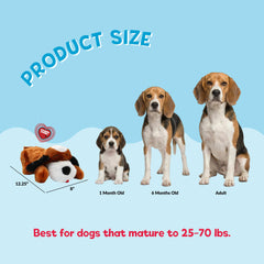 Snuggle Puppy heat pack inside offering warm comfort at bedtime