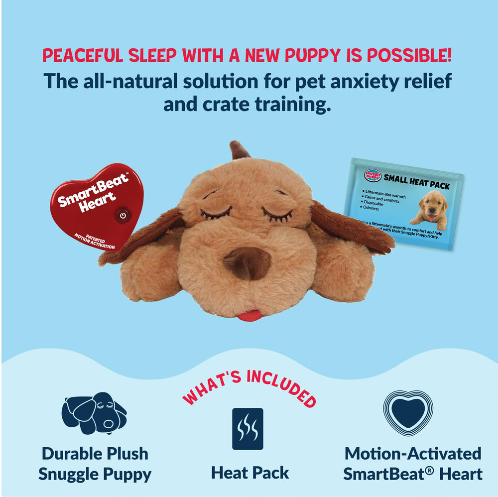 Snuggle Puppy Junior removable heartbeat insert for easy washing and care.