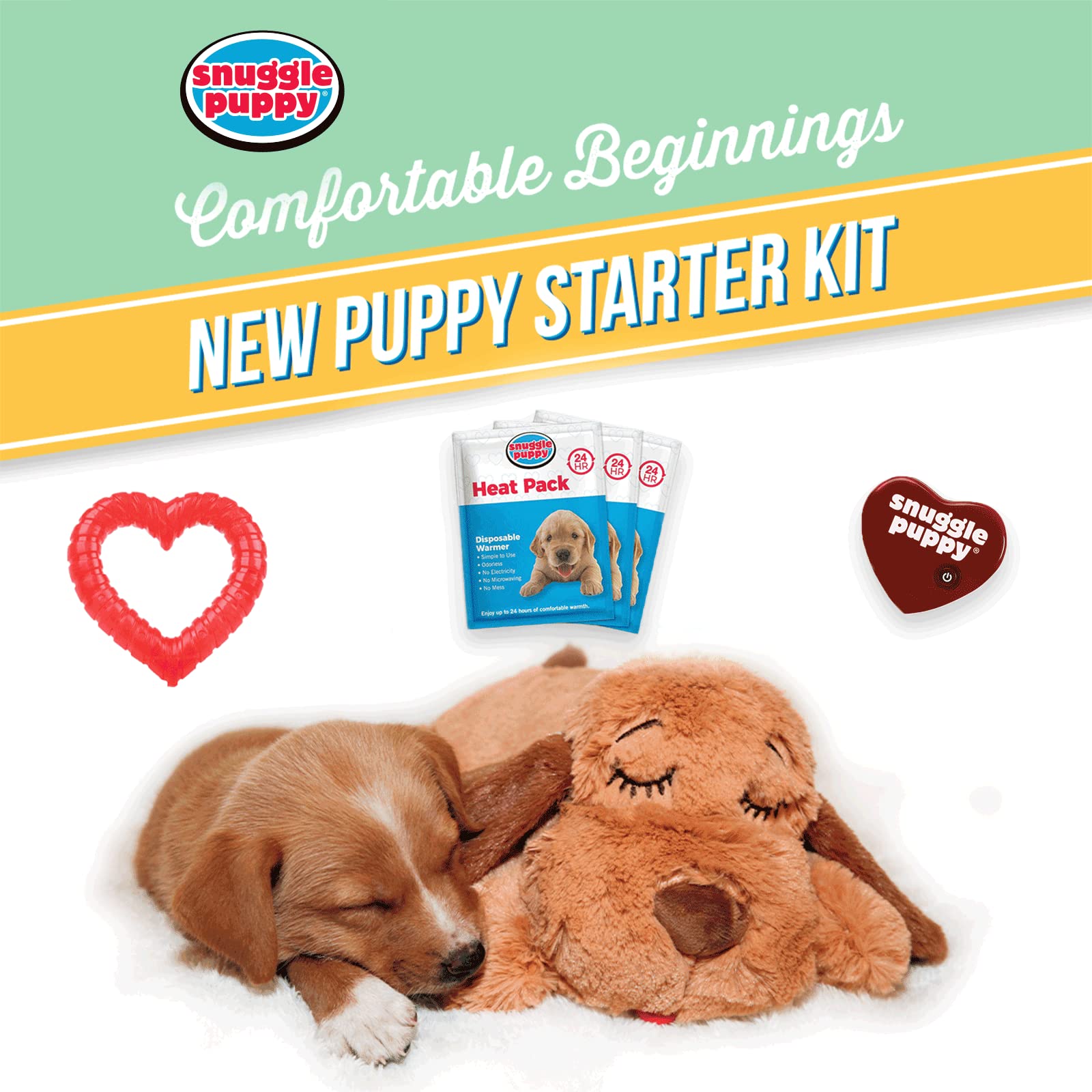 Snuggle Puppy heat packs provide warmth for comfort