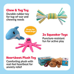 Snuggle Puppy Original with heat pack and batteries; ready for cozy play sessions