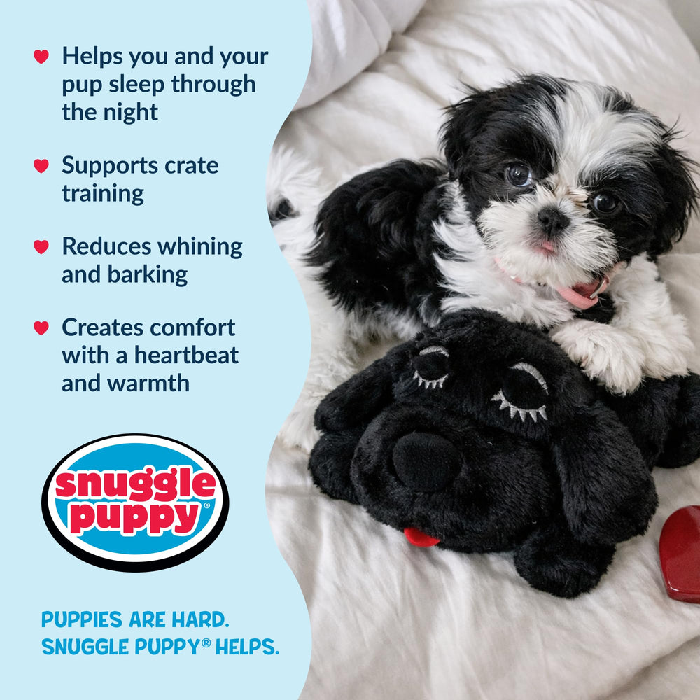 Removable heartbeat insert for easy washing of Snuggle Puppy Junior