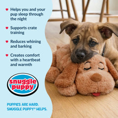 Snuggle Puppy large-breed plush toy featuring durable stitching for daily use