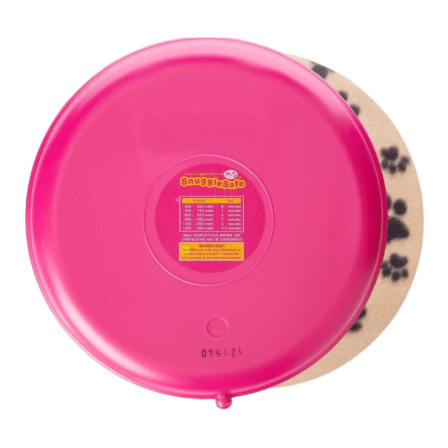 Snugglesafe Original heat pad exterior showing durable chew-resistant casing for lasting warmth