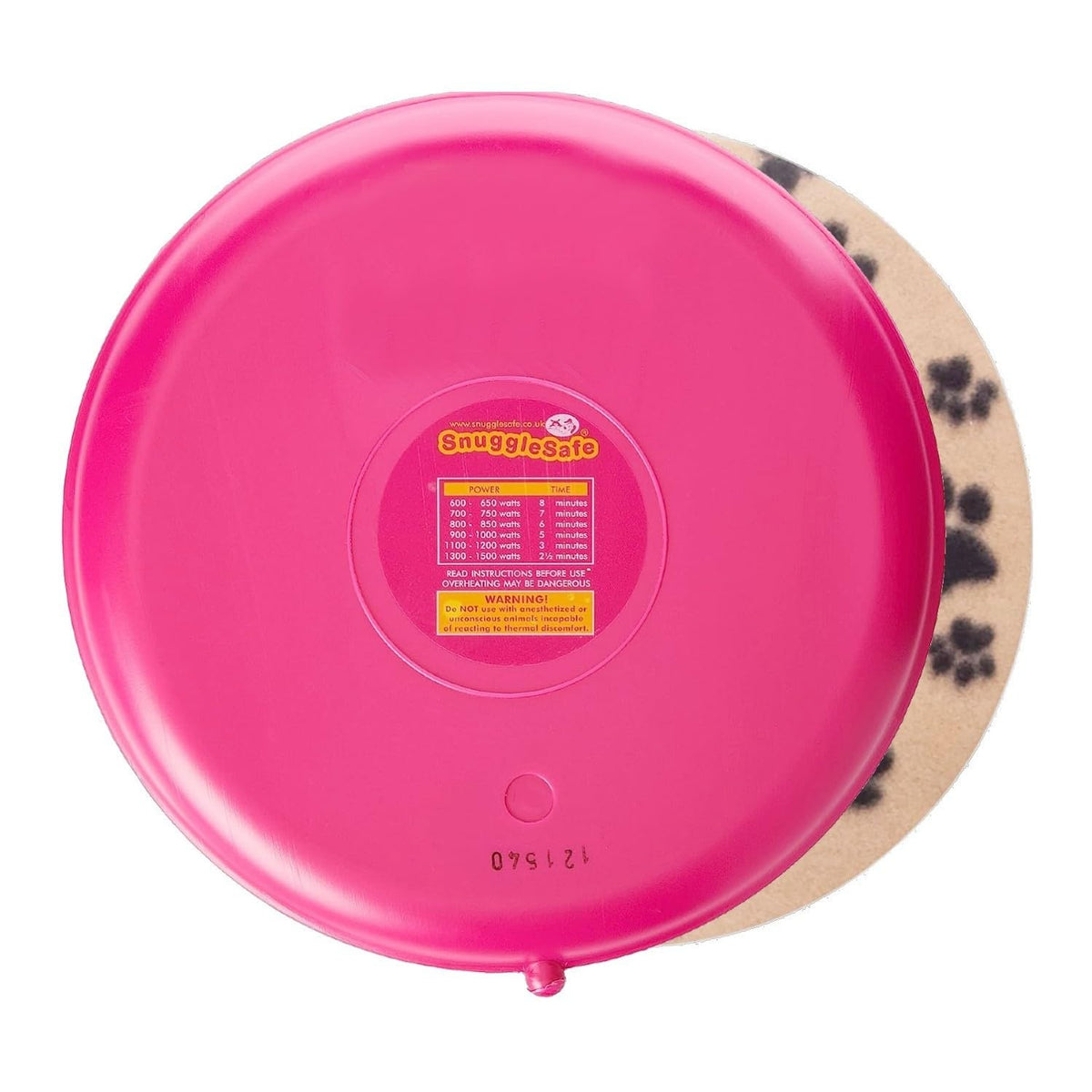 Snugglesafe Original heat pad exterior showing durable chew-resistant casing for lasting warmth