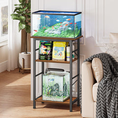 Snughome three-tier stand with storage for equipment and decor