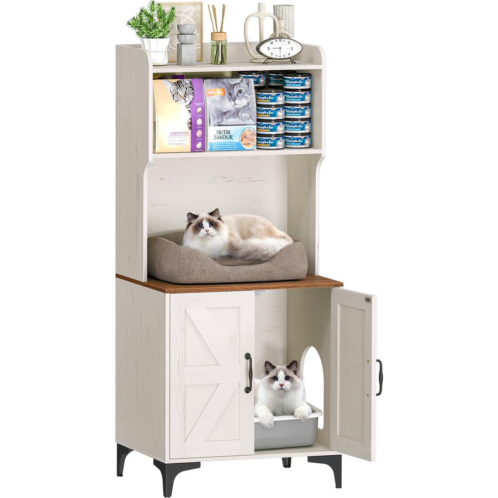 Snughome cat litter box enclosure includes all hardware and instructions for assembly
