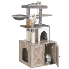 Snughome cat litter box enclosure: private space with easy litter access.