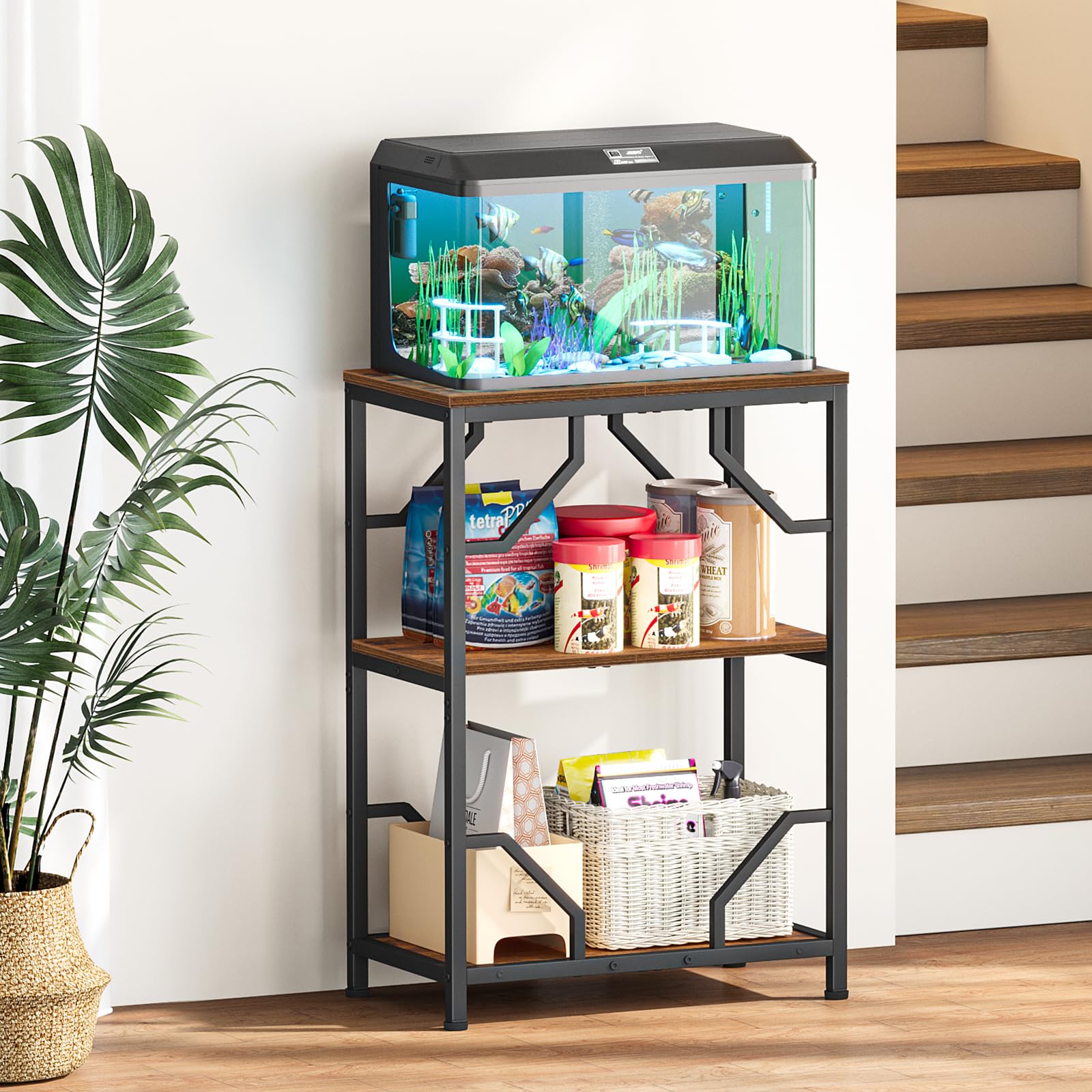 Snughome heavy-duty metal frame for reliable aquarium support and longevity.