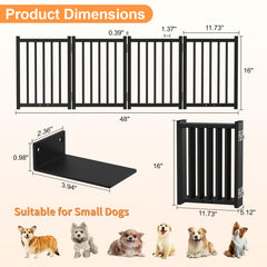 Snughome Short Dog Gate fully extended to 48 inches for wider passages.