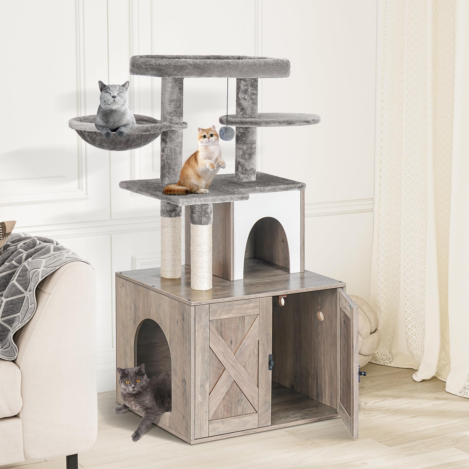 Snughome sisal scratching posts: sturdy surfaces to protect furniture and satisfy claws.