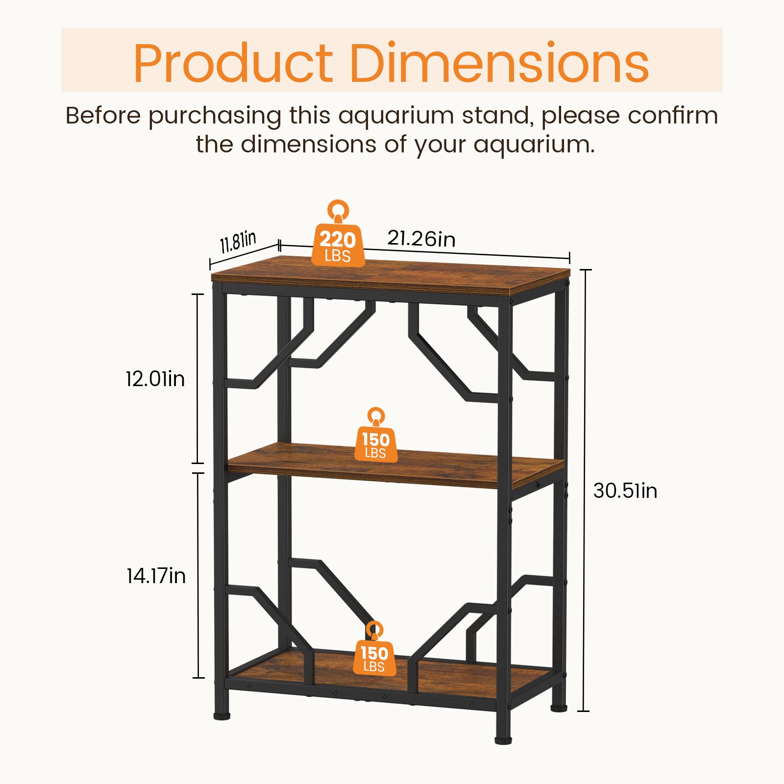Dimensions of Snughome stand: 21.26 x 11.81 x 30.51 inches.