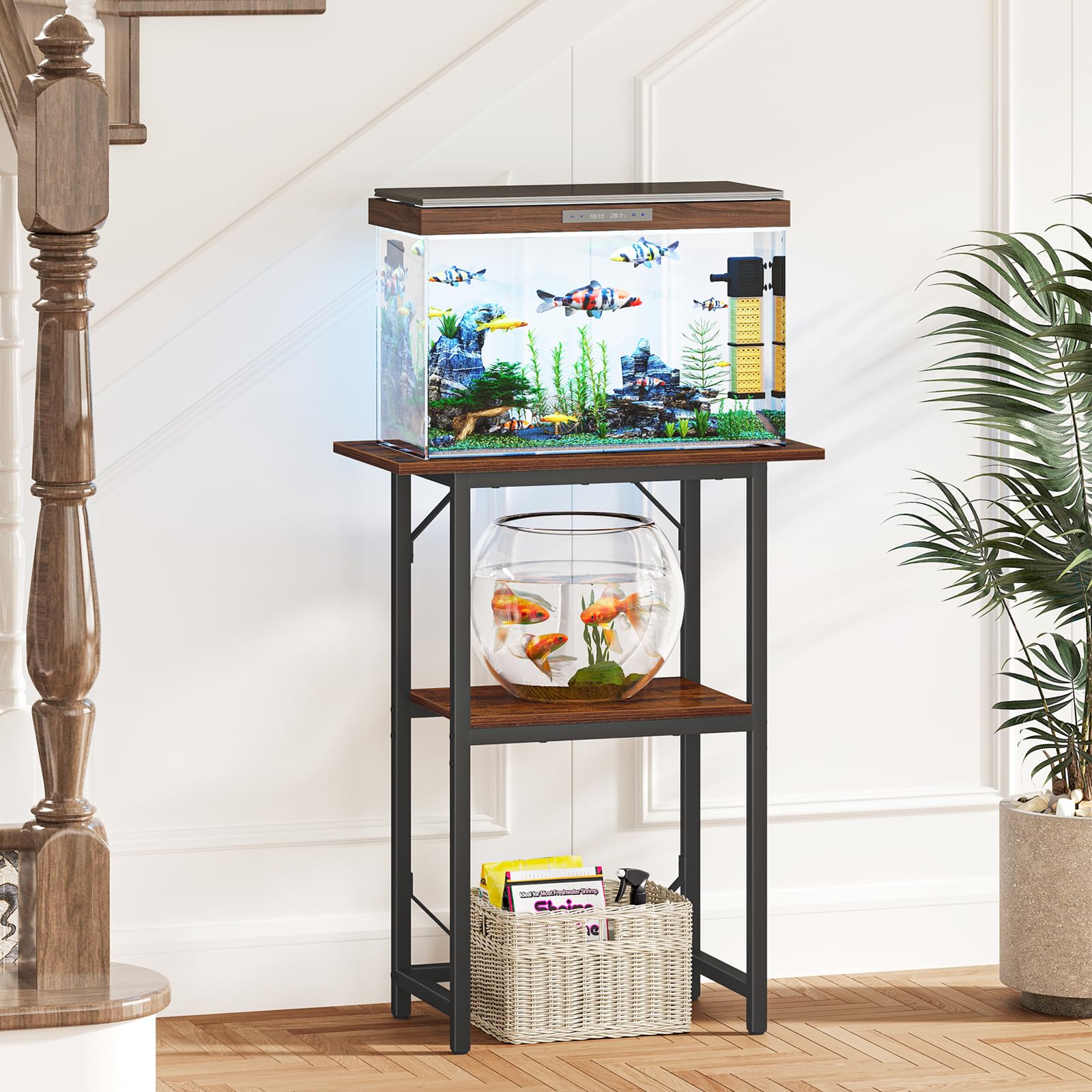 Snughome stand in a home office scenario with decor