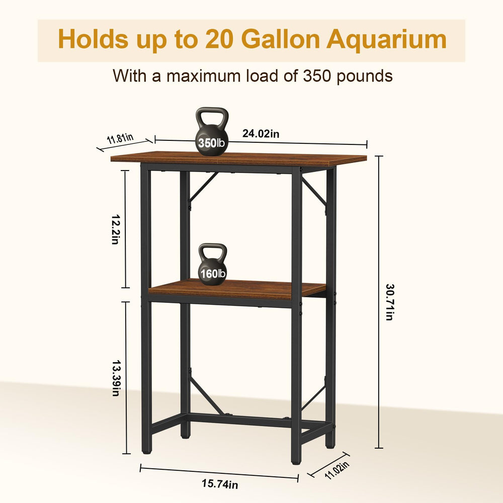 Snughome stand middle shelf storage for fish supplies